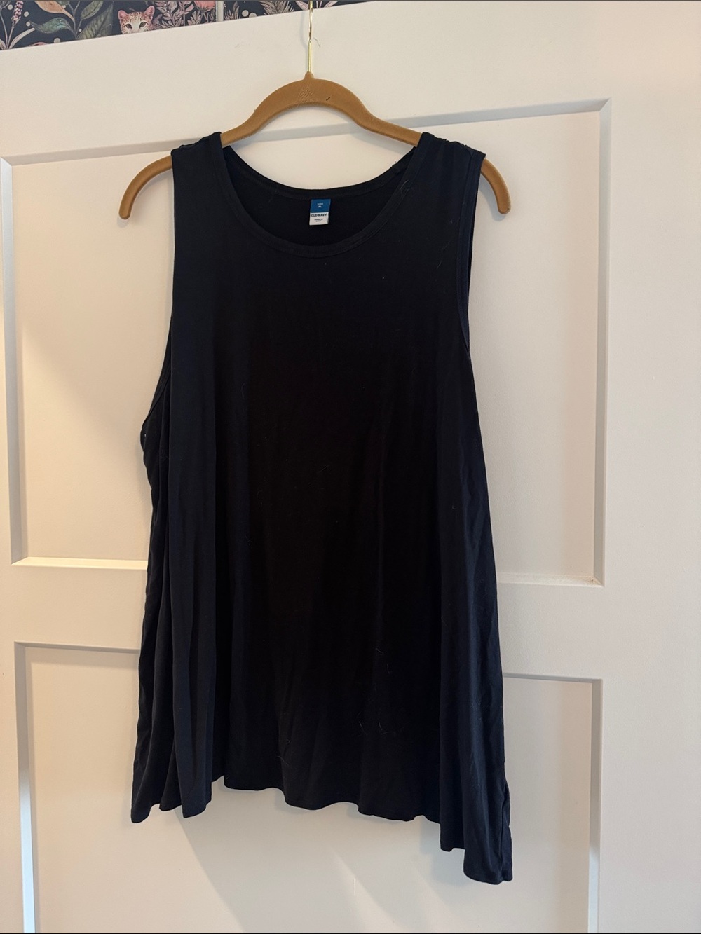 Old Navy Black Sleeveless Swing Tunic